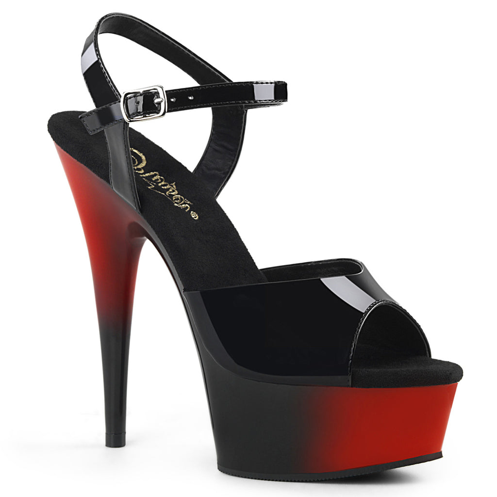 Pleaser - Delight 609BR - Black - 6 inch