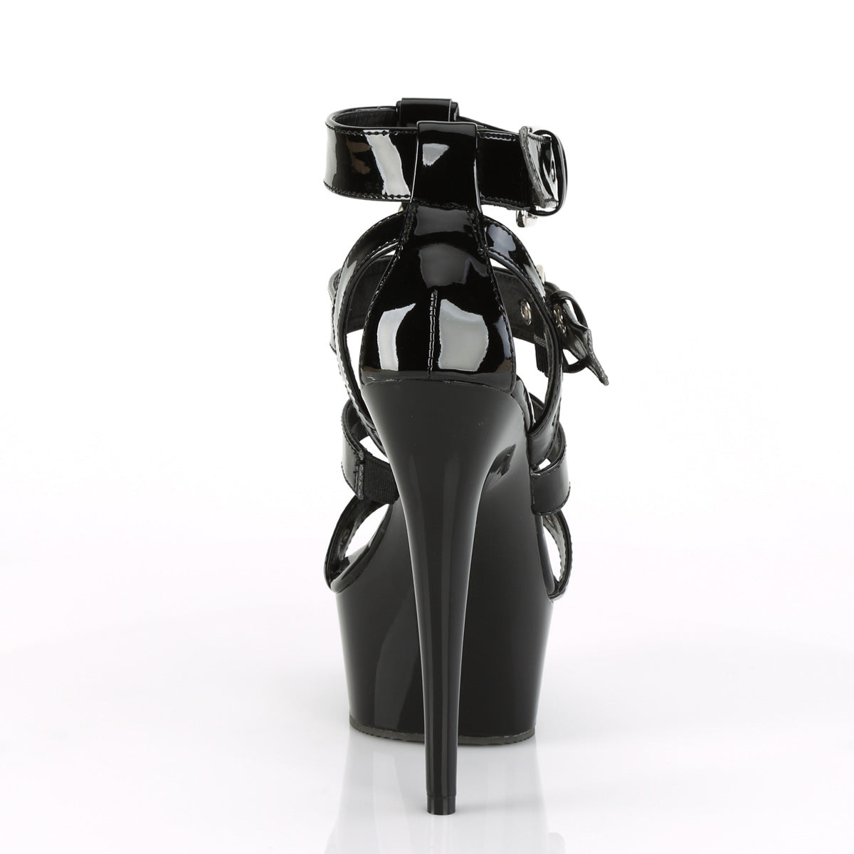 Pleaser - Delight 658 - Black - 6 inch