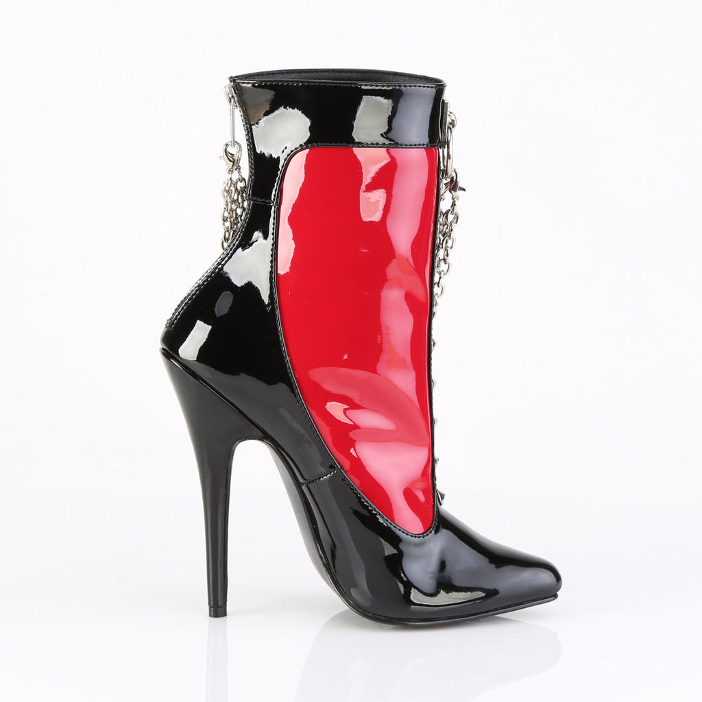 Pleaser - Domina 1033 - Black-Red - 6 inch