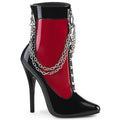 Pleaser - Domina 1033 - Black-Red - 6 inch