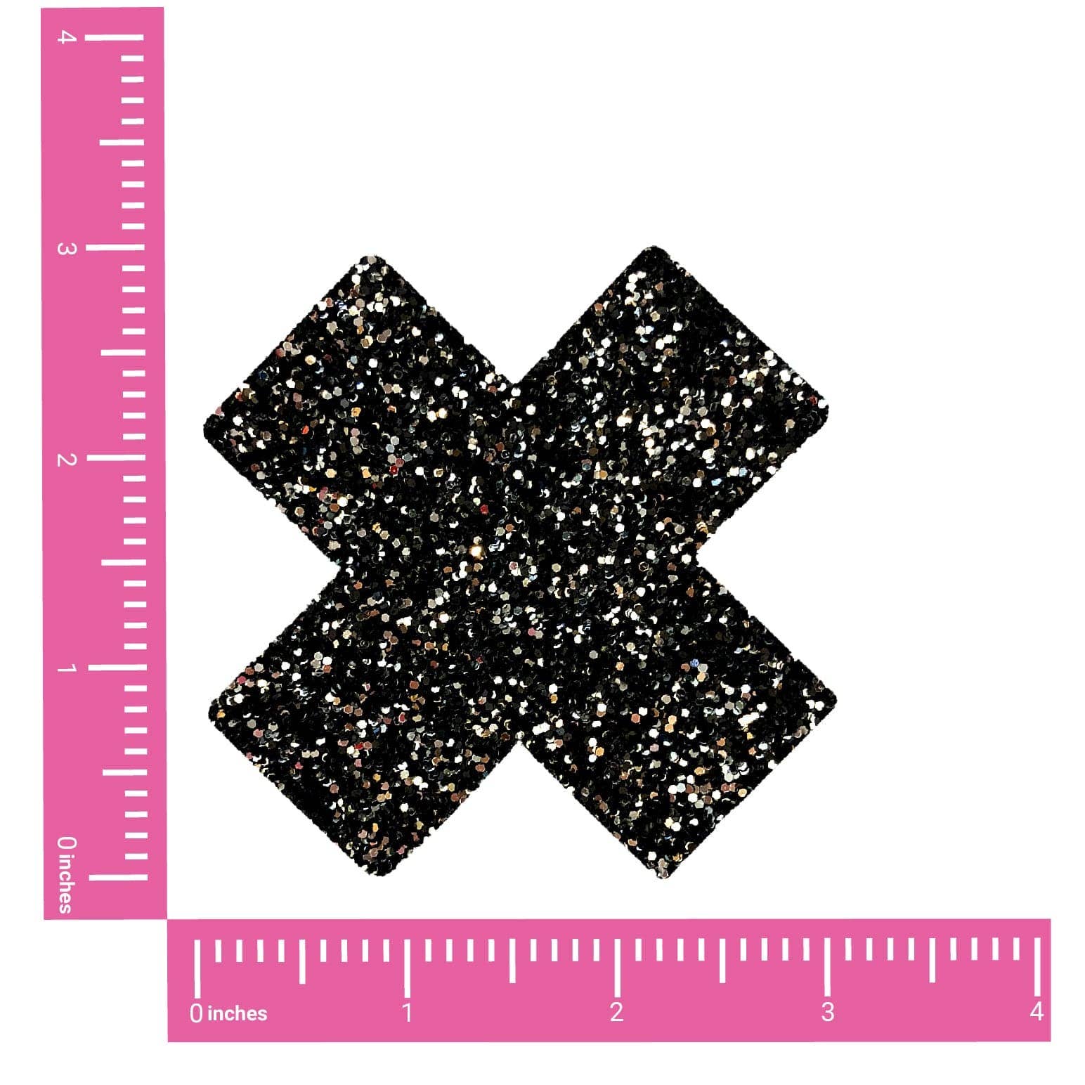 Neva Nude - Nippies Super Sparkle Black Tinsel Town à paillettes X Factor