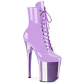 Pleaser - Flamingo 1020 - Lavender Chrome - 8 inch