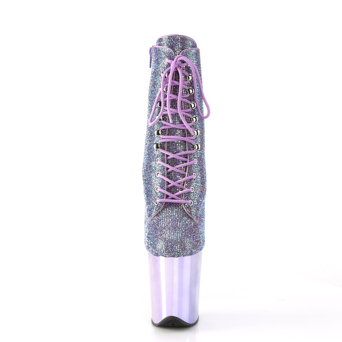 Pleaser - Flamingo 1020CHRS - Lavender Multi Rhinestones - 8 inch