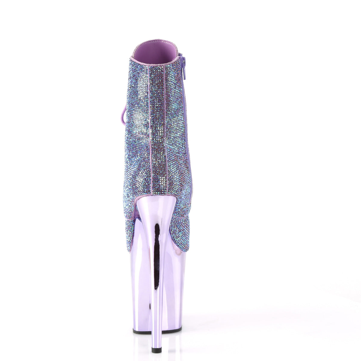 Pleaser - Flamingo 1020CHRS - Lavender Multi Rhinestones - 8 inch