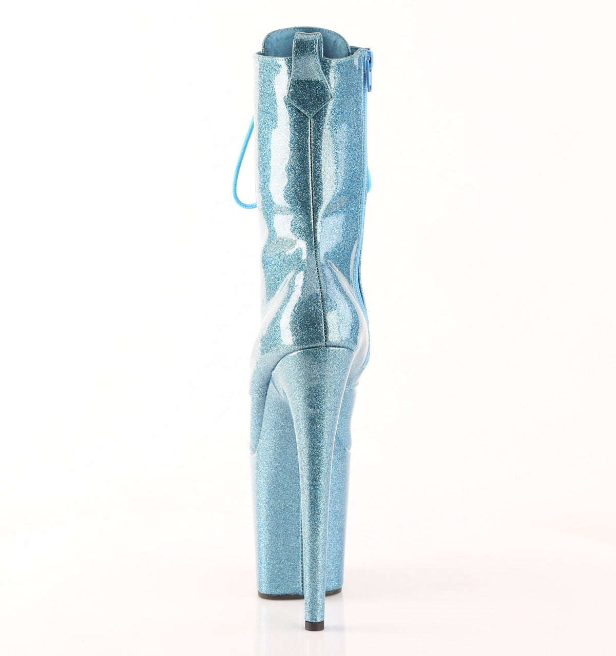 Pleaser - Flamingo 1040GP - Baby Blue Glitter - 8 inch