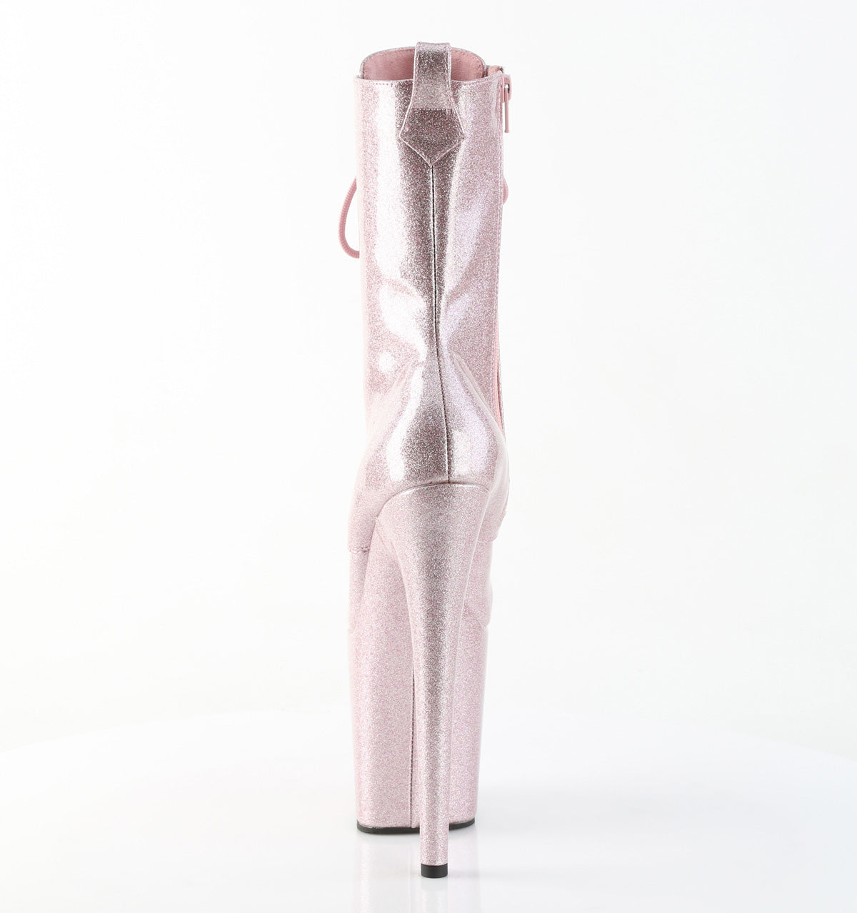 Pleaser - Flamingo 1040GP - Blush Pink Glitter - 8 inch