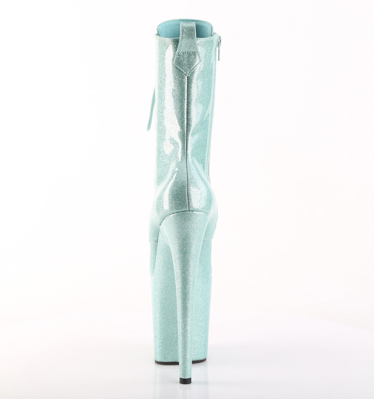 Pleaser - Flamingo 1040GP - Mint Glitter - 8 inch