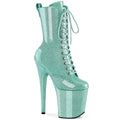 Pleaser - Flamingo 1040GP - Mint Glitter - 8 inch