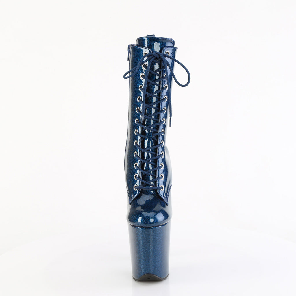 Pleaser - Flamingo 1040GP - Navy Blue Glitter - 8 inch