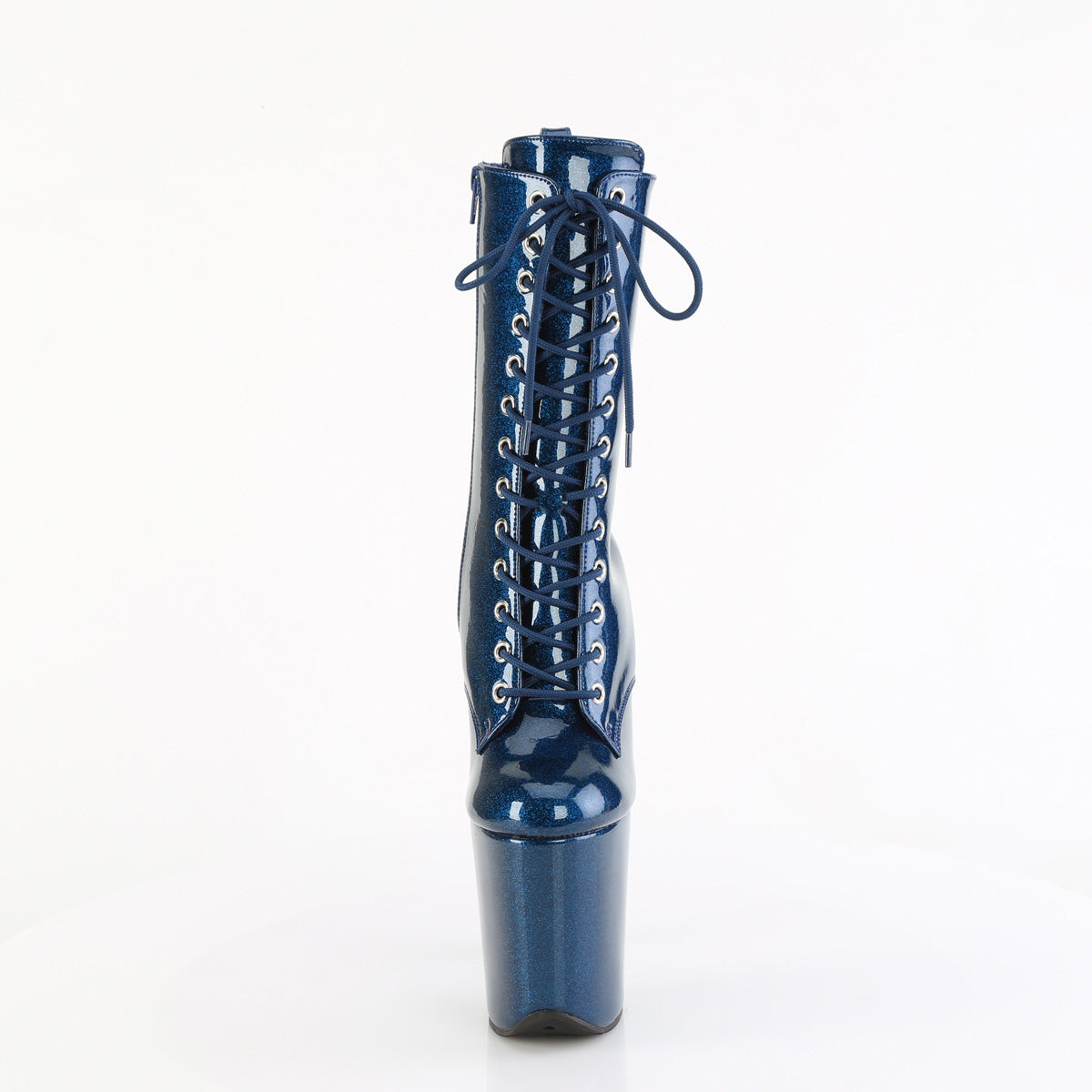 Pleaser - Flamingo 1040GP - Navy Blue Glitter - 8 inch