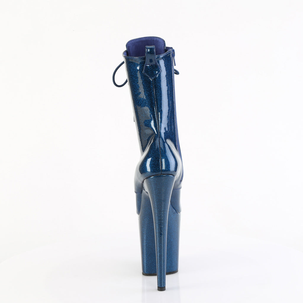 Pleaser - Flamingo 1040GP - Navy Blue Glitter - 8 inch