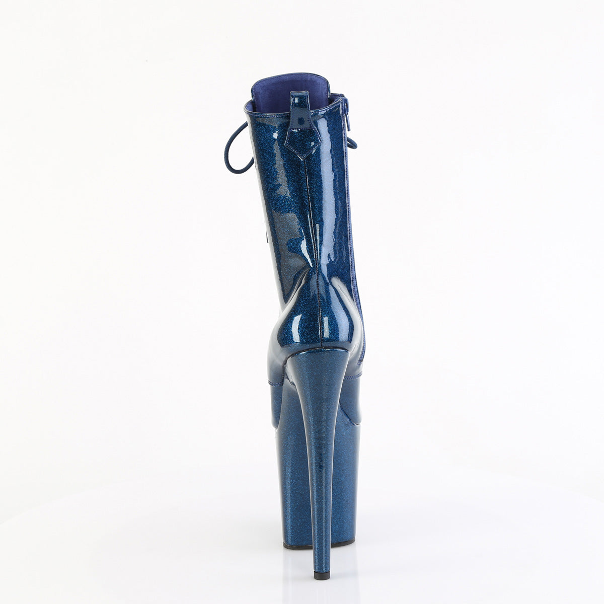 Pleaser - Flamingo 1040GP - Navy Blue Glitter - 8 inch