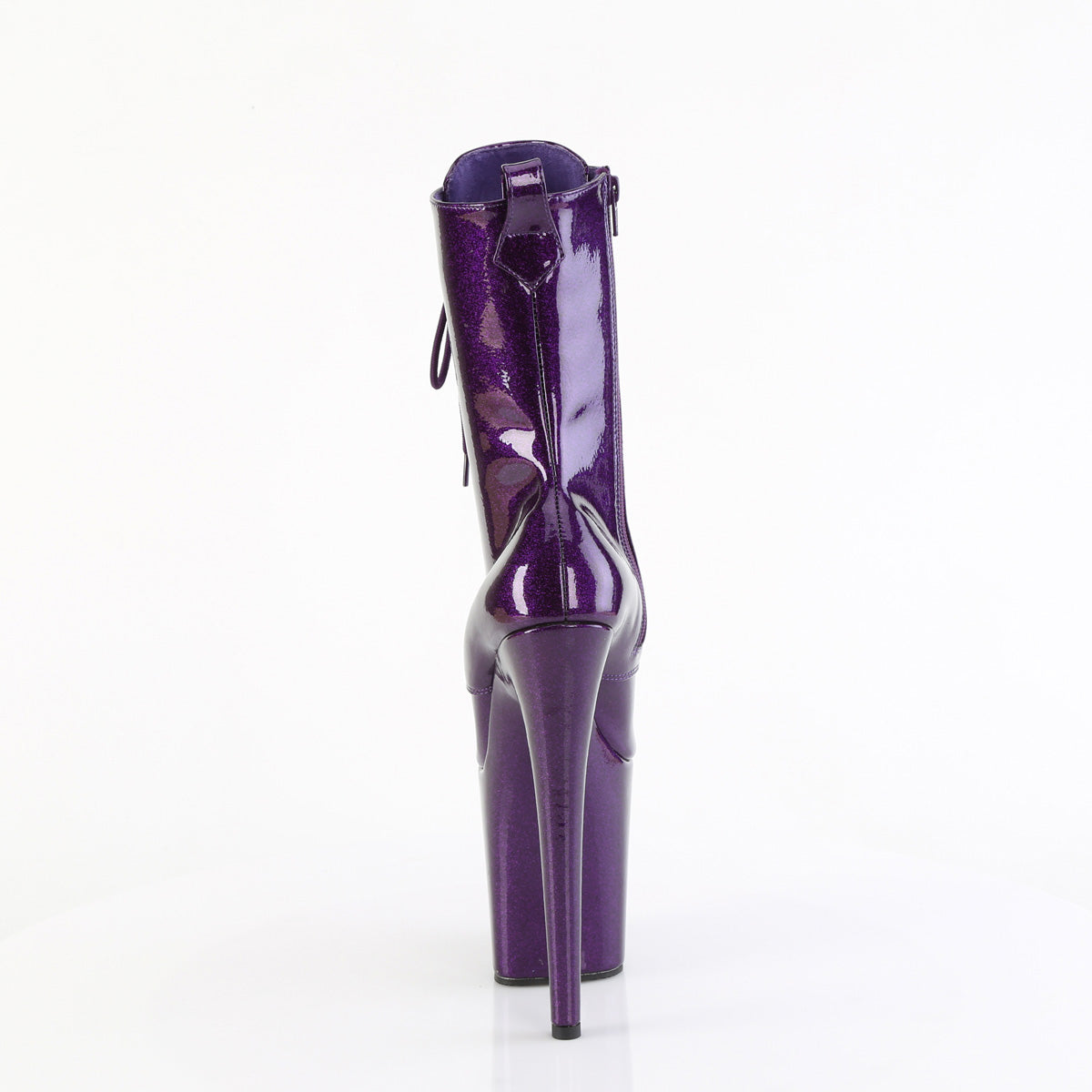 Pleaser - Flamingo 1040GP - Purple Glitter - 8 inch