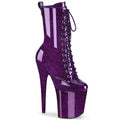 Pleaser - Flamingo 1040GP - Purple Glitter - 8 inch