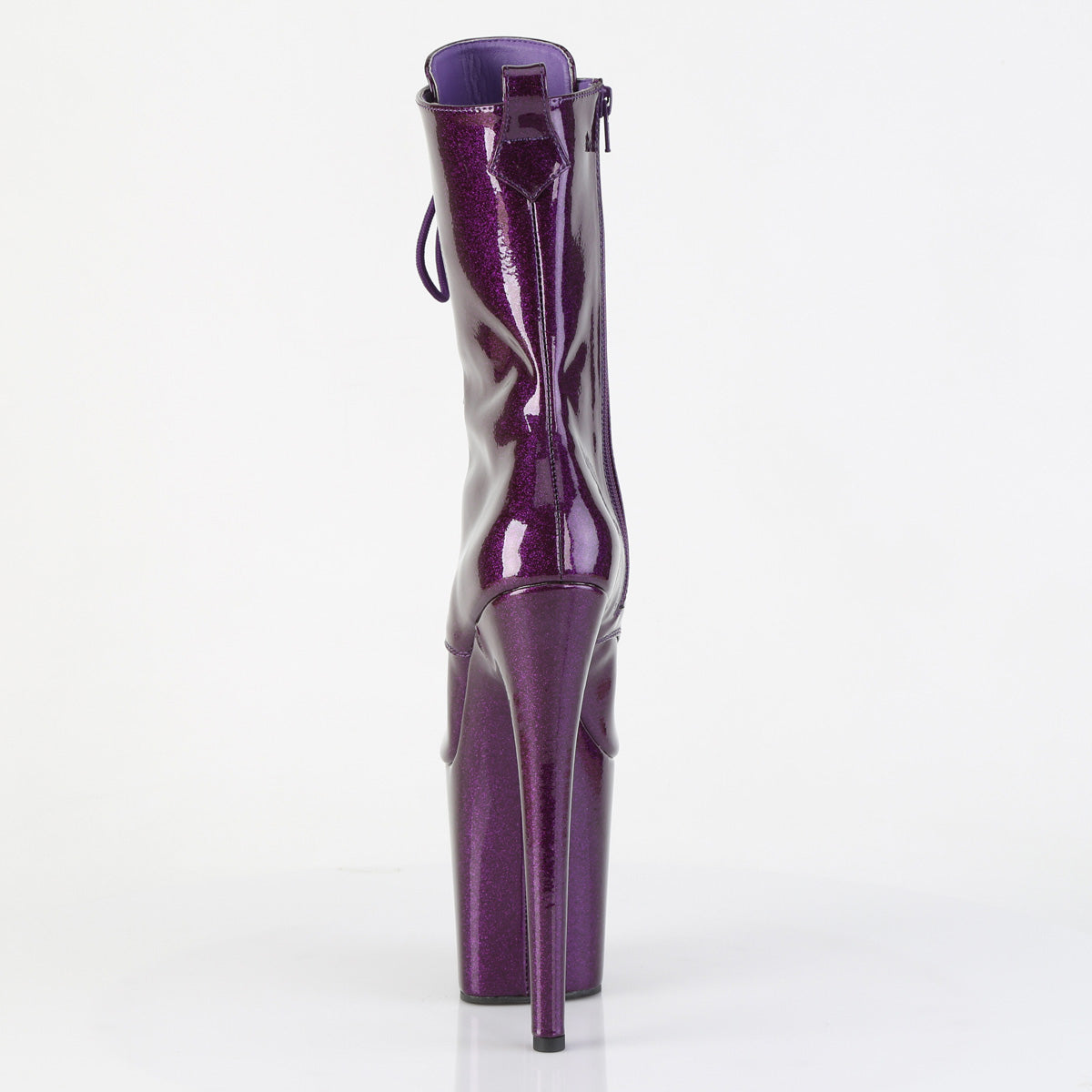 Pleaser - Flamingo 1041GP - Purple Glitter - 8 inch