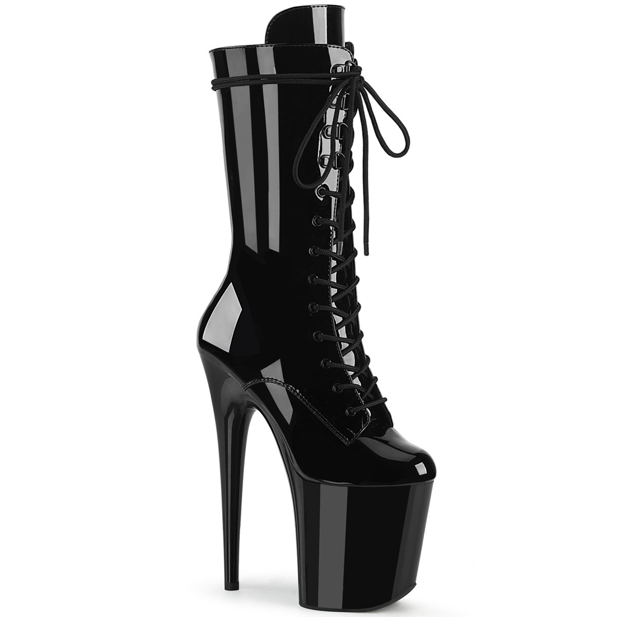 Pleaser - Flamingo 1050 - Black - 8 inch