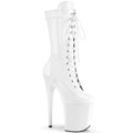 Pleaser - Flamingo 1050 - White - 8 inch
