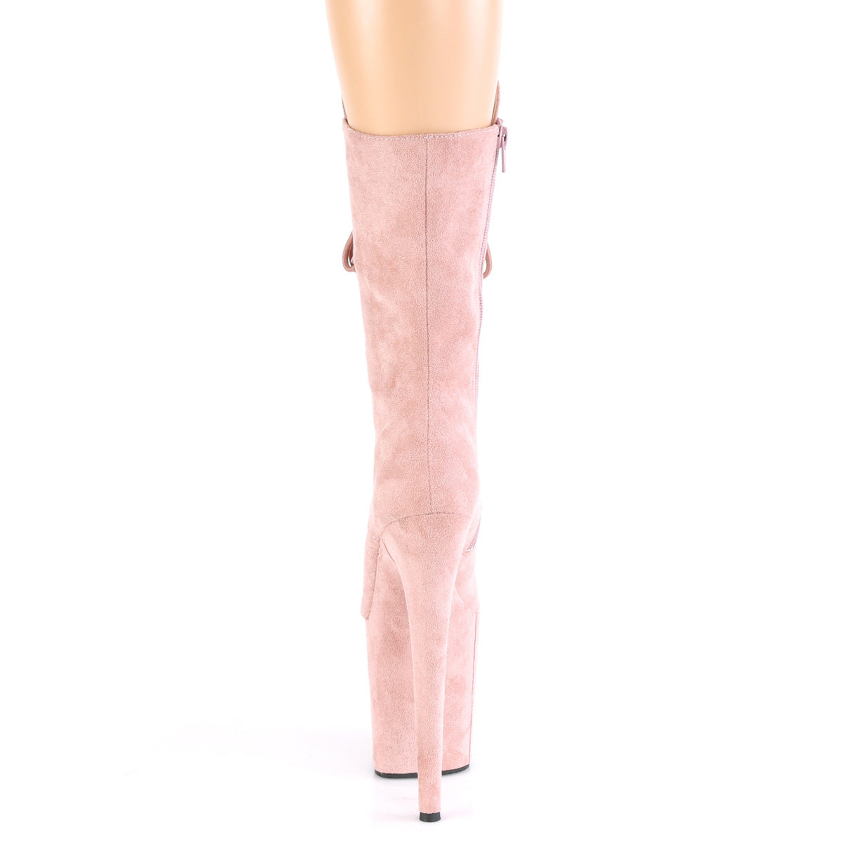 Pleaser - Flamingo 1050FS - Dusty Blush F. Suede - 8 inch
