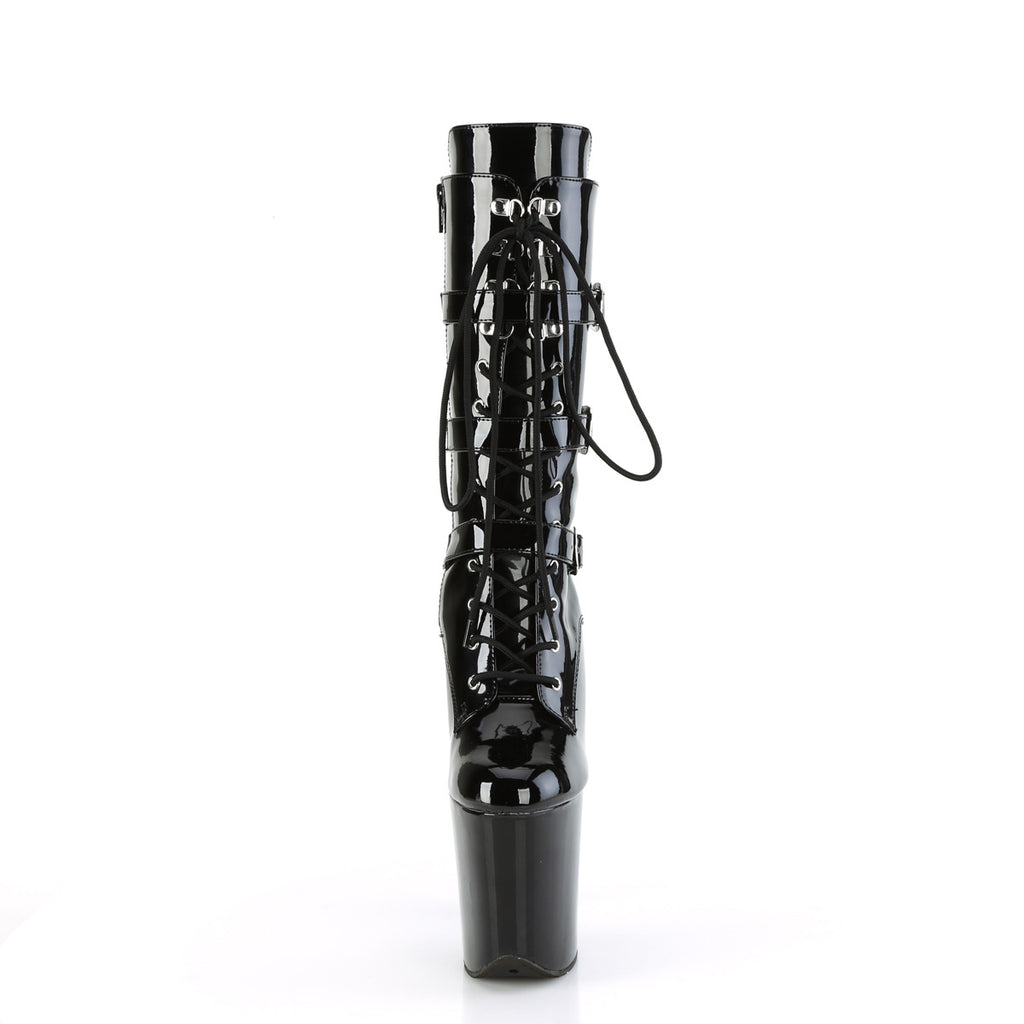 Pleaser - Flamingo 1053 - Black - 8 inch