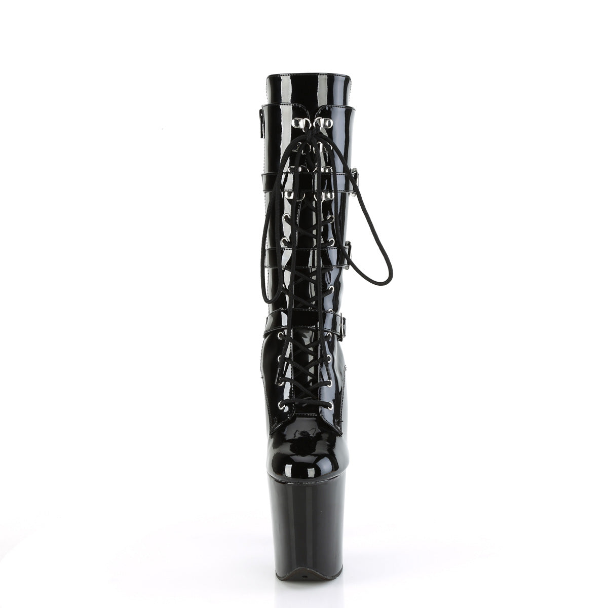 Pleaser - Flamingo 1053 - Black - 8 inch