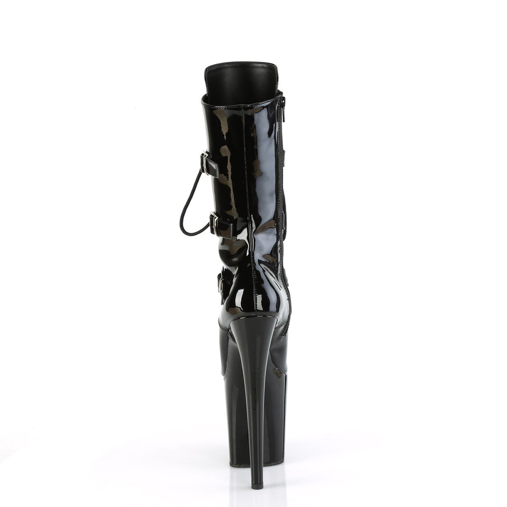Pleaser - Flamingo 1053 - Black - 8 inch