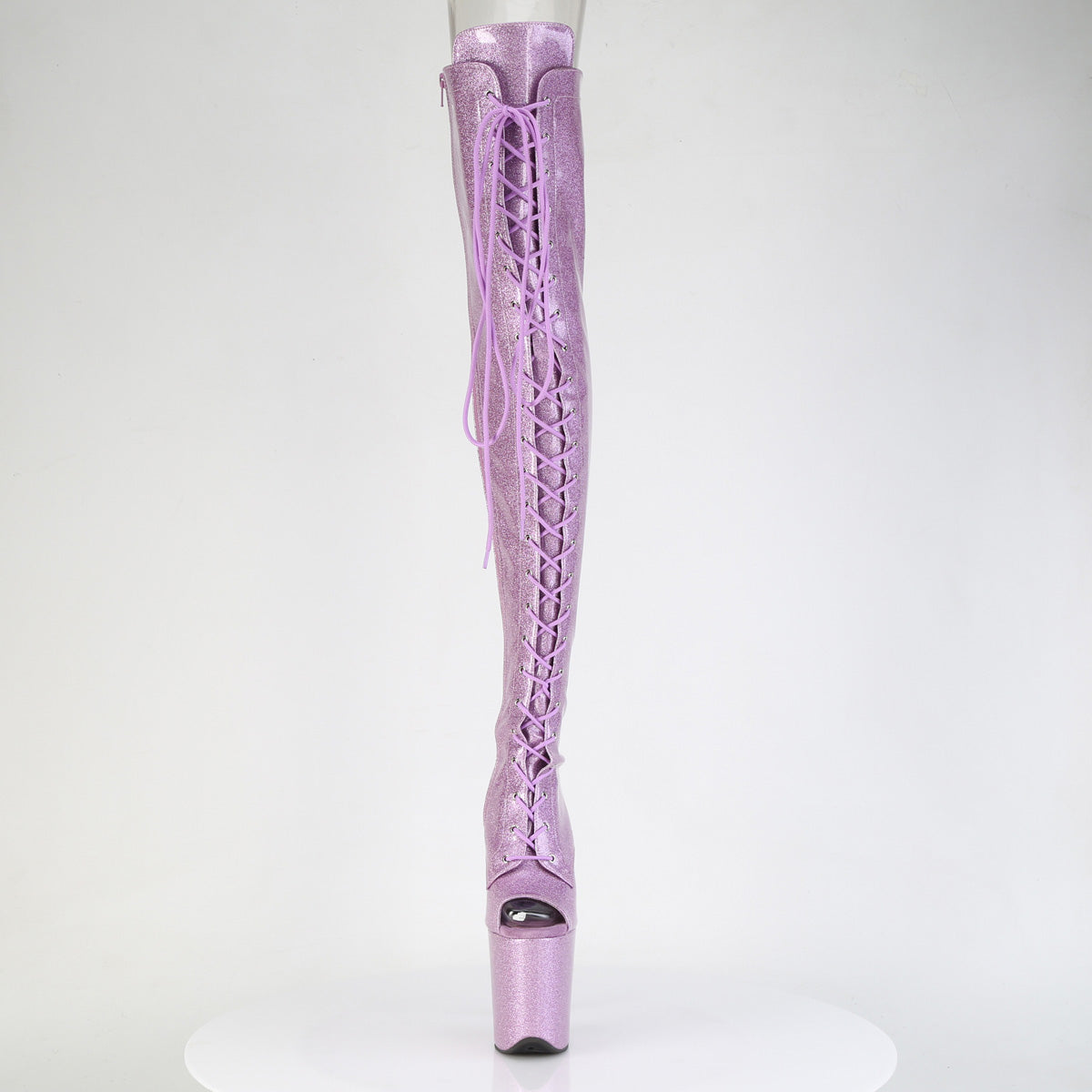 Pleaser - Flamingo 3021GP - Lilac Glitter - 8 inch