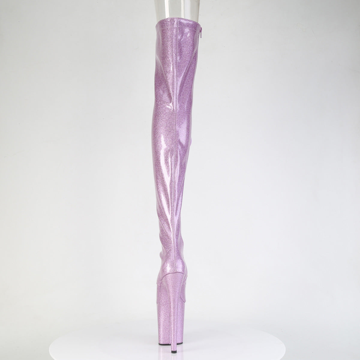 Pleaser - Flamingo 3021GP - Lilac Glitter - 8 inch