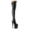 Pleaser - Flamingo 3050 - Black - 8 inch