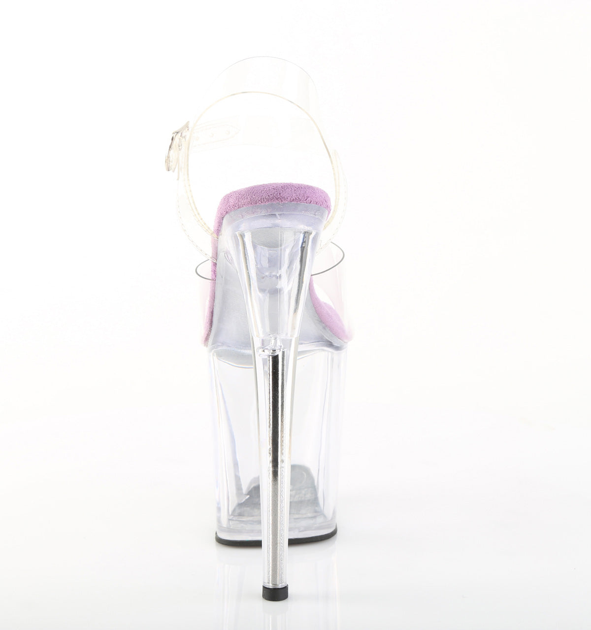 Pleaser - Flamingo 808 - Clear-Lavender - 8 inch