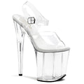 Pleaser - Flamingo 808 - Clear - 8inch
