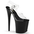 Pleaser - Flamingo 808 - Black - 8inch