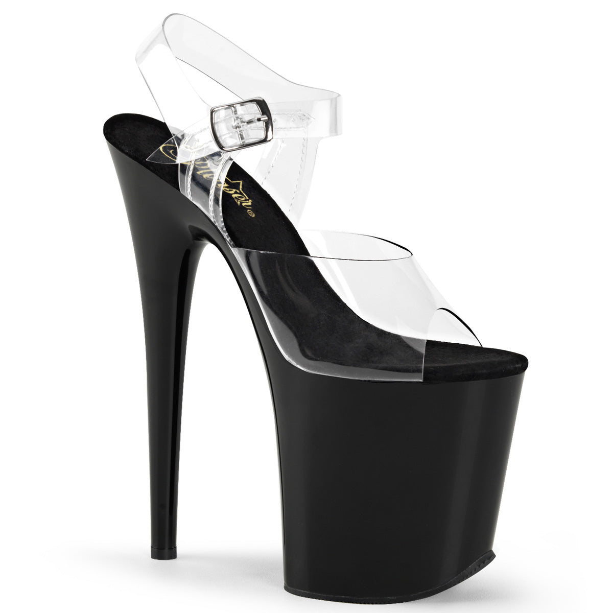 Pleaser - Flamingo 808 - Black - 8inch