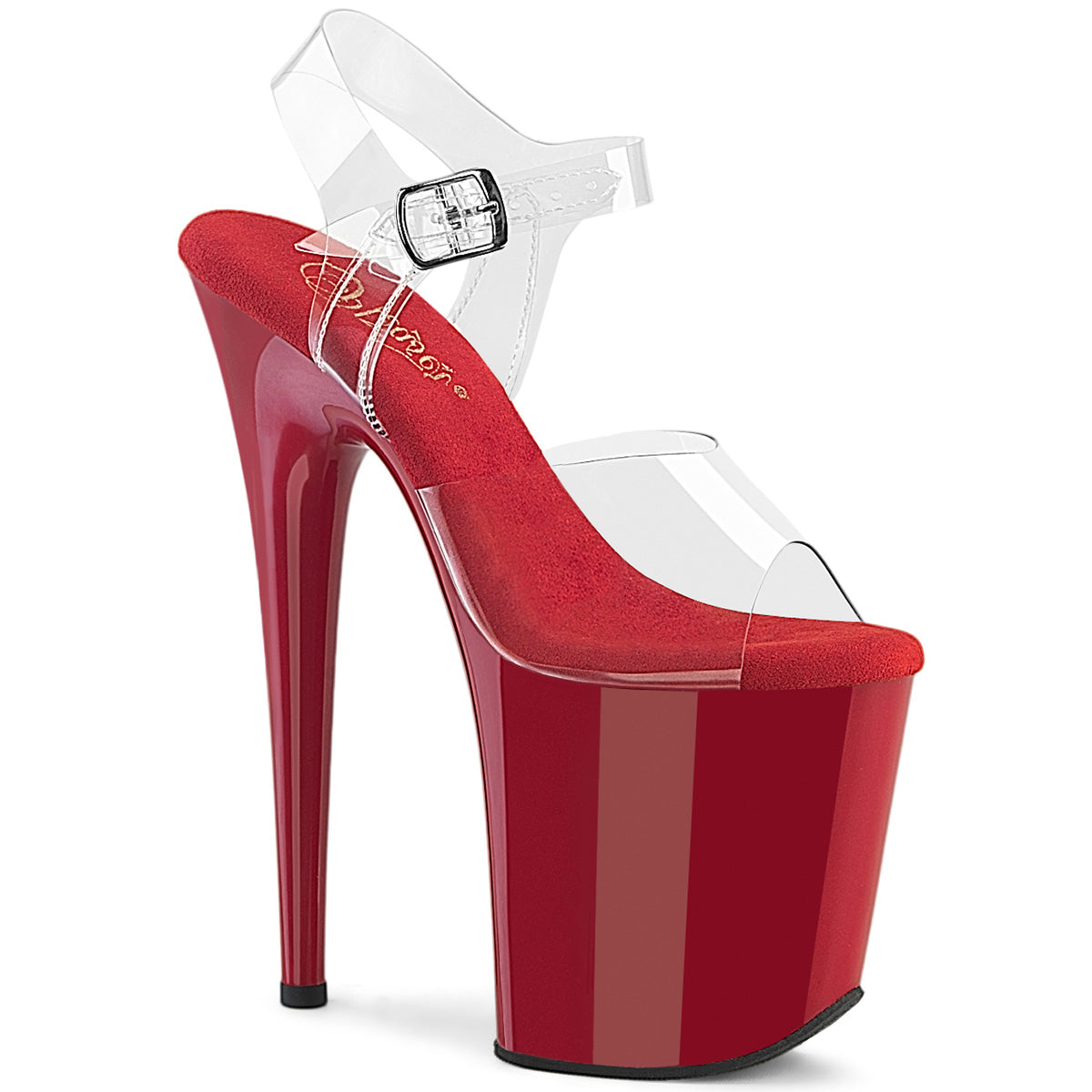 Pleaser - Flamingo 808 - Red - 8inch