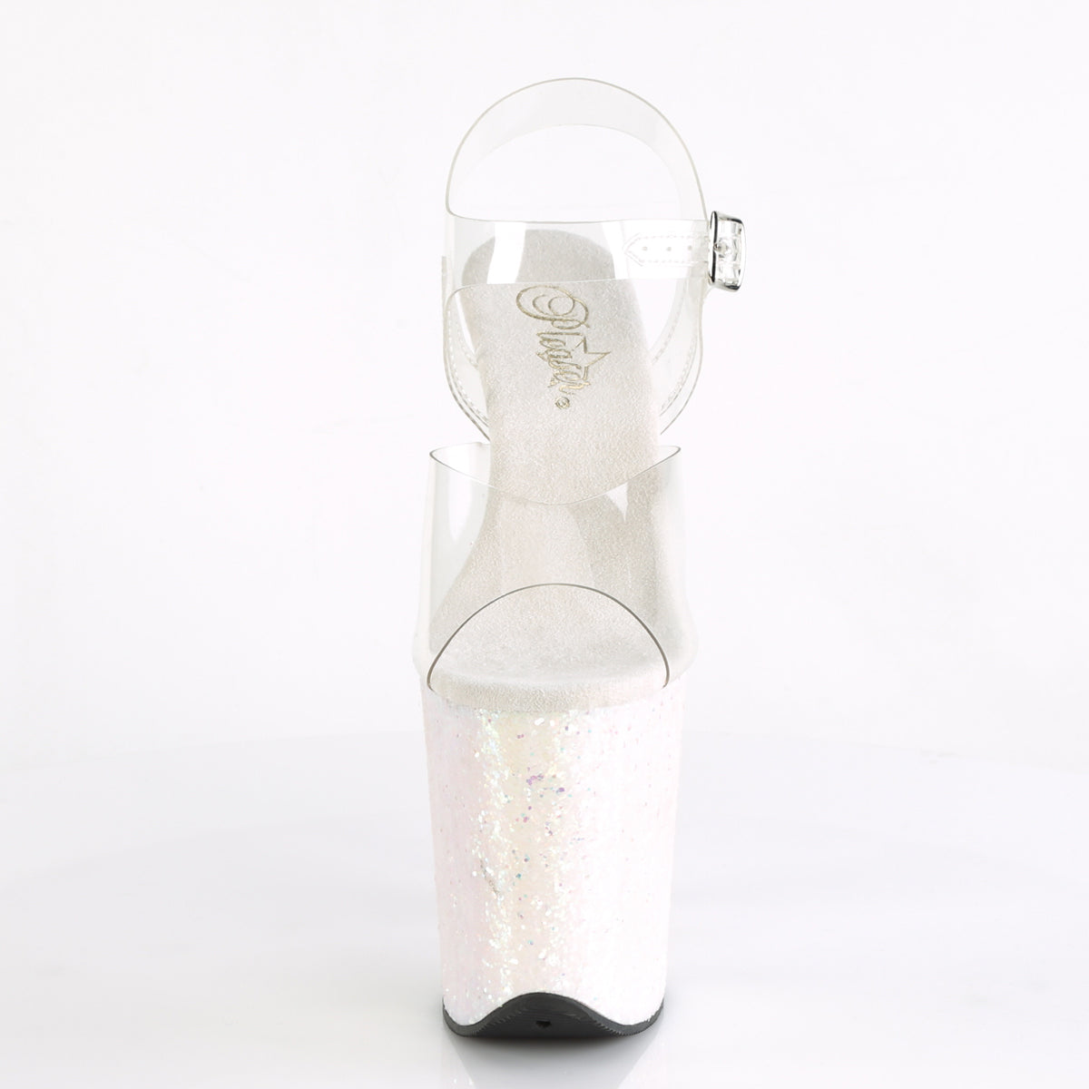 Pleaser - Flamingo 808LG - Opal Multi Glitter - 8 inch