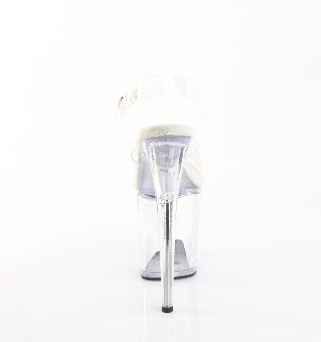 Pleaser - Flamingo 808PREM - Clear Jelly - 8 inch