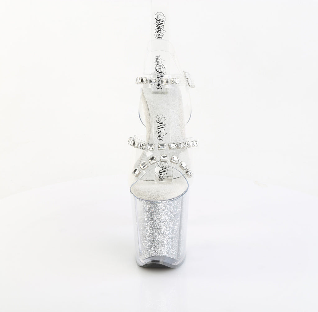 Pleaser - Flamingo 808PREM-STN - Clear Jelly - 8 inch
