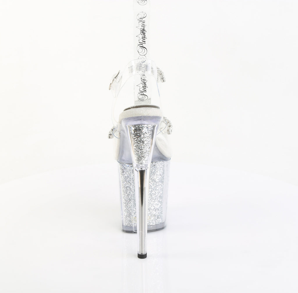 Pleaser - Flamingo 808PREM-STN - Clear Jelly - 8 inch