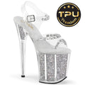 Pleaser - Flamingo 808PREM-STN - Clear Jelly - 8 inch