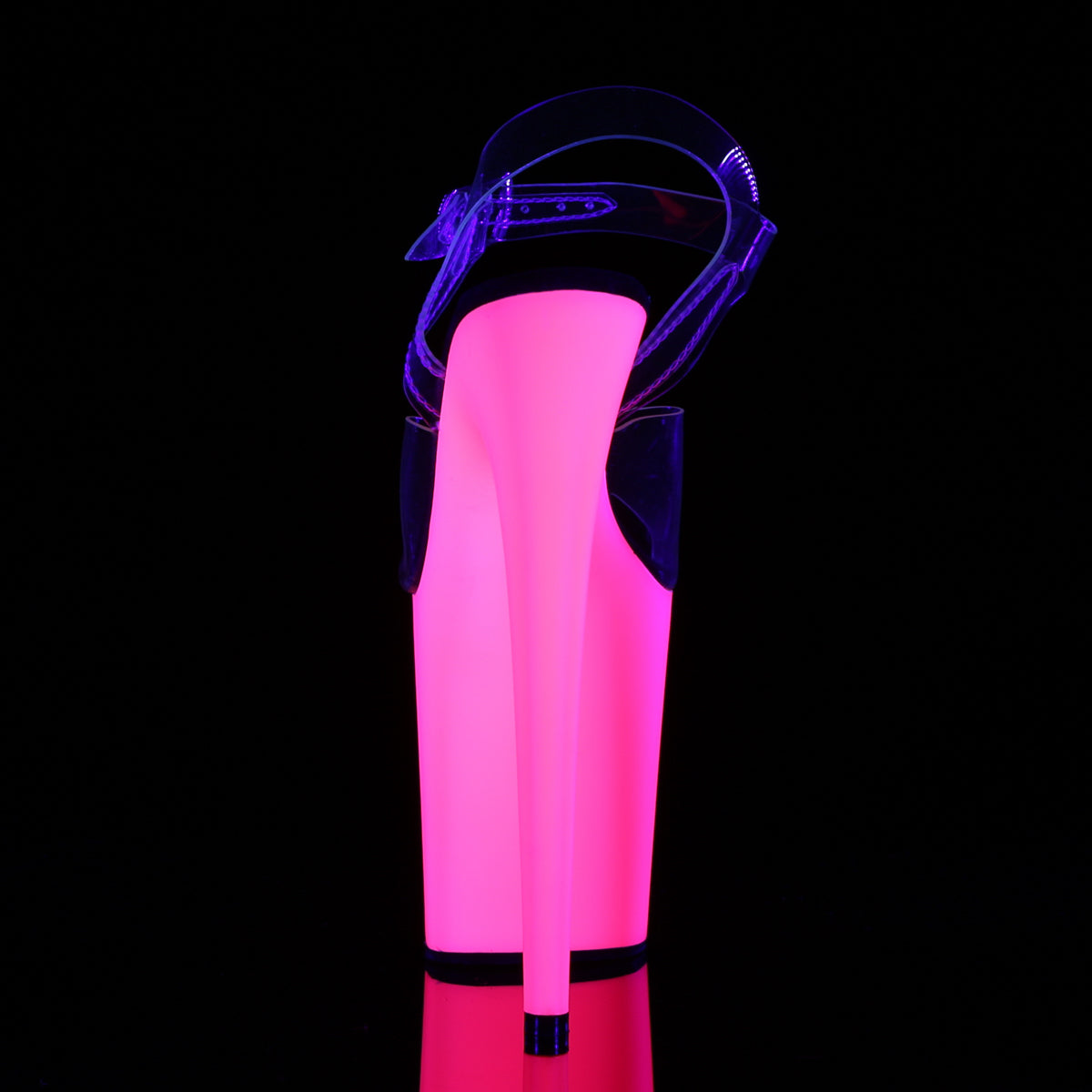 Pleaser - Flamingo 808UV - Neon Pink - 8 inch