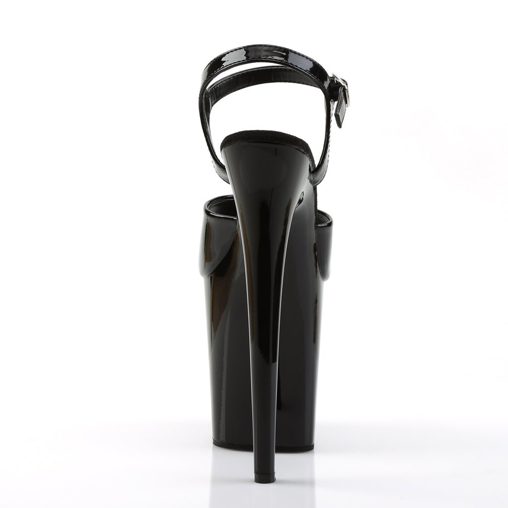 Pleaser - Flamingo 809 - Black - 8 inch