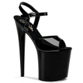 Pleaser - Flamingo 809 - Black - 8 inch