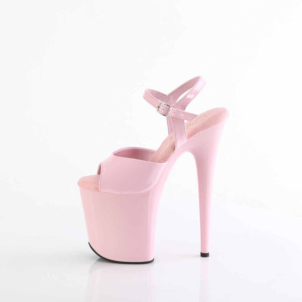 Pleaser - Flamingo 809 - Baby Pink - 8 inch