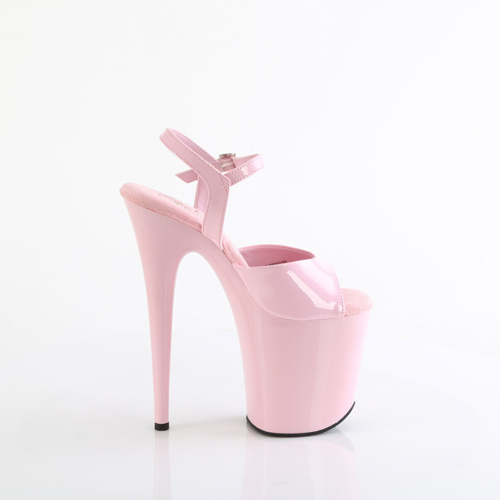 Pleaser - Flamingo 809 - Baby Pink - 8 inch