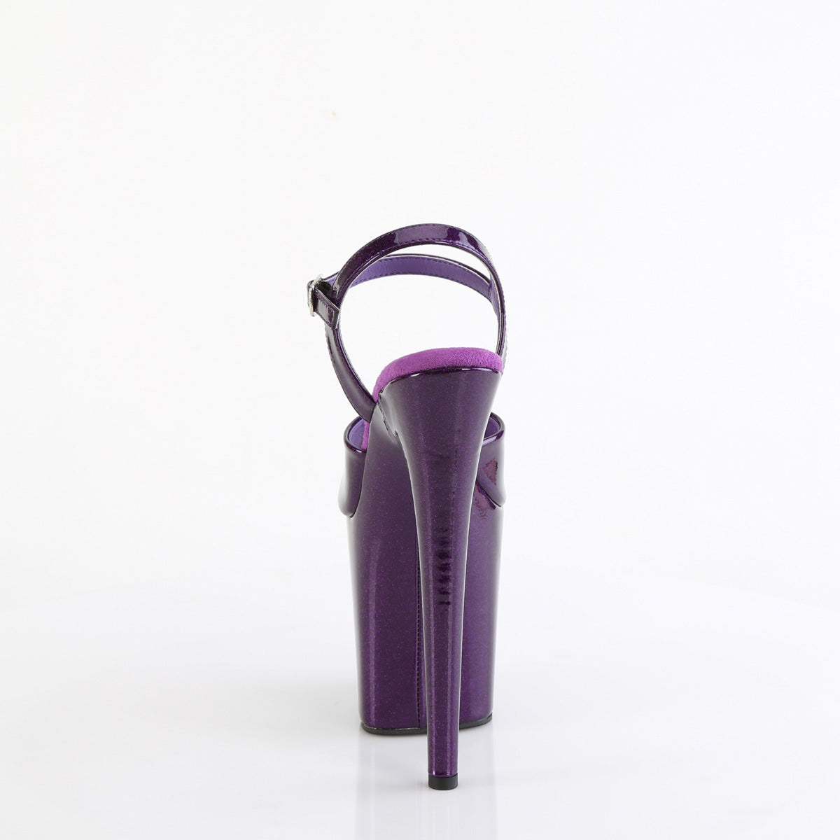 Pleaser - Flamingo 809GP - Purple Glitter - 8 inch