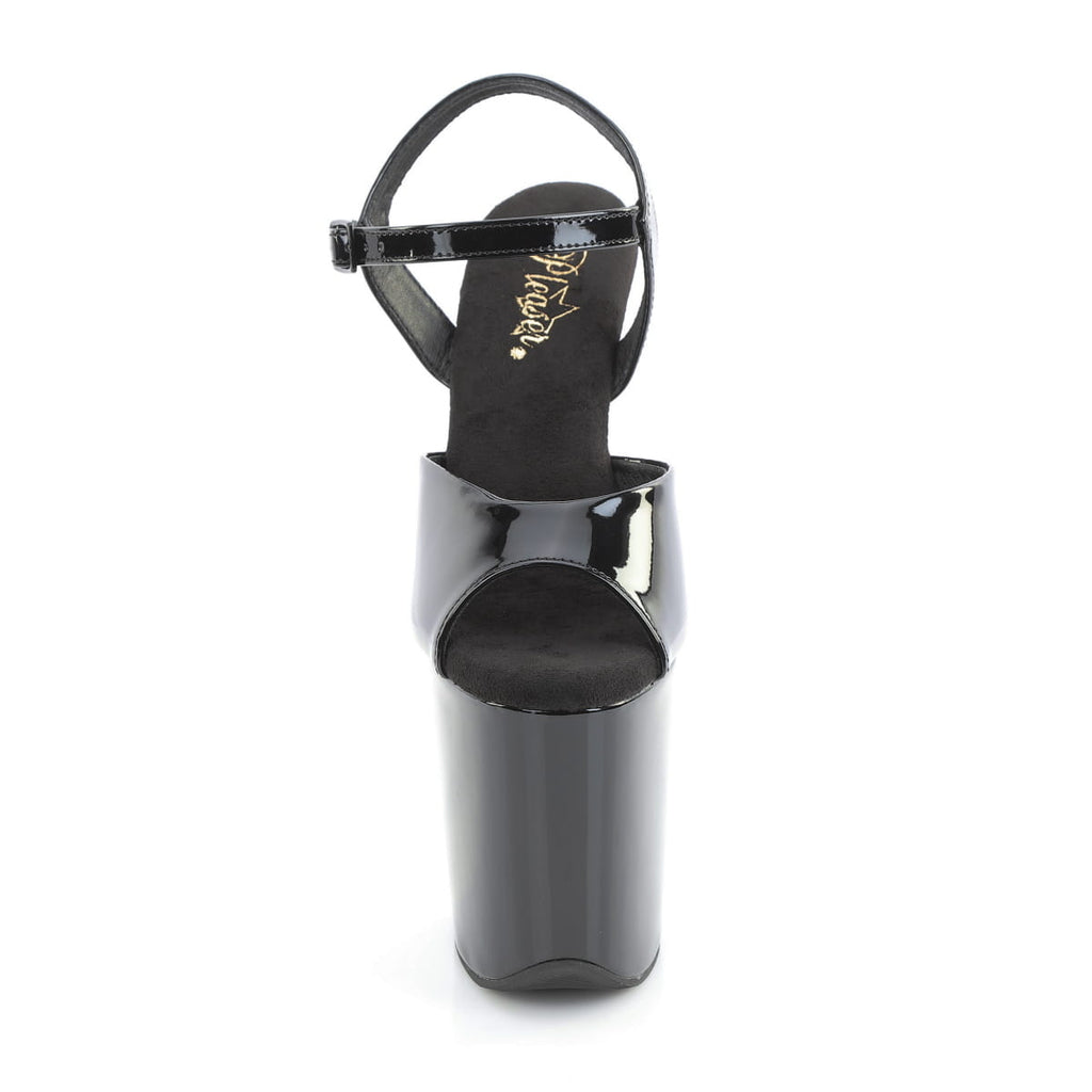 Pleaser - Flamingo 809WR - Black - 8 inch