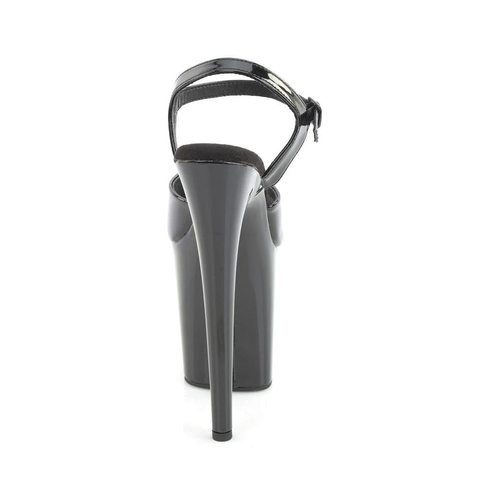 Pleaser - Flamingo 809WR - Black - 8 inch