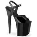 Pleaser - Flamingo 809WR - Black - 8 inch