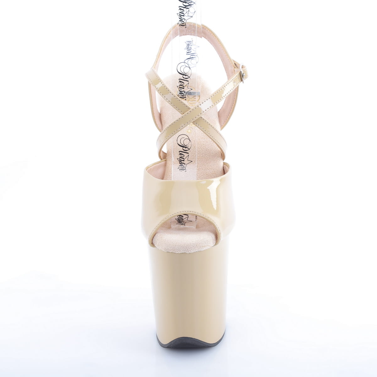 Pleaser - Flamingo 824 - Cream - 8 inch
