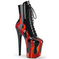 Pleaser - Flamingo 1020FLM - Red Metallic - 8 inch