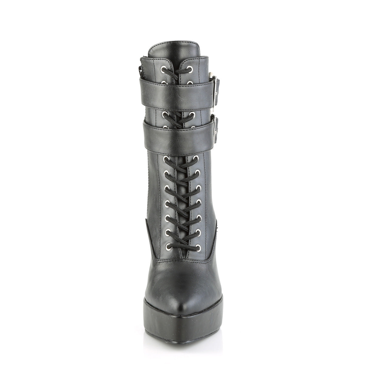 Devious Indulge 1026 Black Vegan Leather